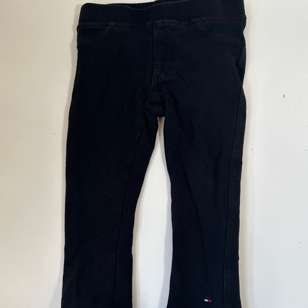 Tommy Hilfiger black pull on pants size 3t